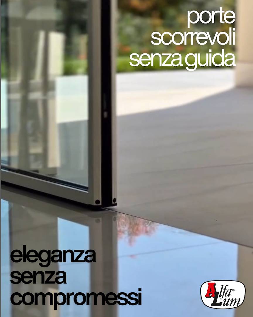 Design e libertà: le nuove porte scorrevoli senza guida